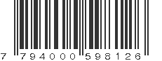 EAN 7794000598126