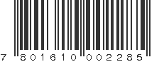 EAN 7801610002285