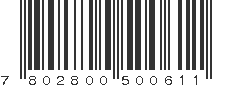 EAN 7802800500611