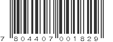 EAN 7804407001829