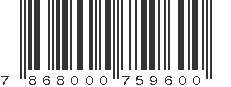 EAN 7868000759600