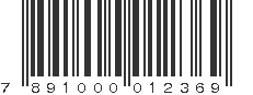 EAN 7891000012369