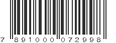 EAN 7891000072998