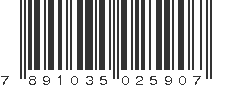 EAN 7891035025907