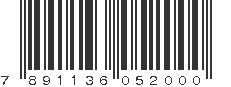 EAN 7891136052000