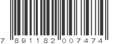 EAN 7891182007474