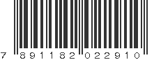 EAN 7891182022910
