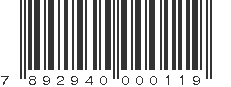 EAN 7892940000119