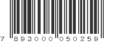 EAN 7893000050259