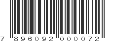 EAN 7896092000072