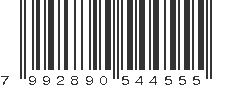 EAN 7992890544555