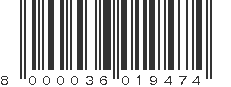 EAN 8000036019474