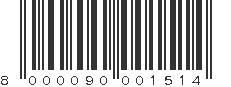 EAN 8000090001514