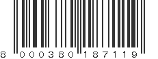 EAN 8000380187119