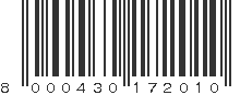 EAN 8000430172010