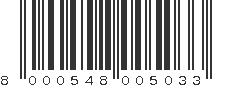 EAN 8000548005033