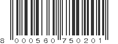 EAN 8000560750201