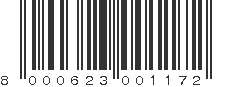 EAN 8000623001172