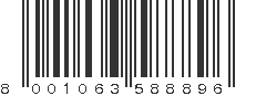 EAN 8001063588896