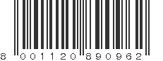 EAN 8001120890962