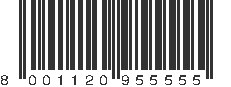 EAN 8001120955555