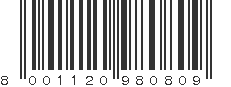 EAN 8001120980809