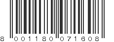 EAN 8001180071608