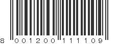 EAN 8001200111109