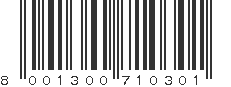 EAN 8001300710301