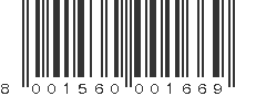 EAN 8001560001669