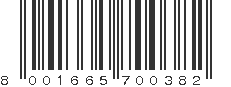 EAN 8001665700382