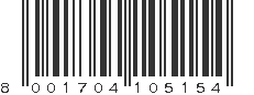 EAN 8001704105154