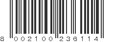 EAN 8002100236114