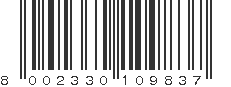 EAN 8002330109837