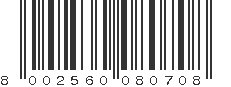 EAN 8002560080708