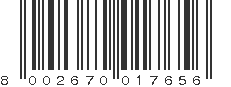 EAN 8002670017656
