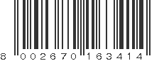 EAN 8002670163414