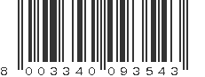 EAN 8003340093543