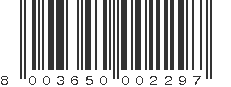 EAN 8003650002297