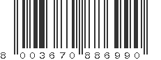 EAN 8003670886990