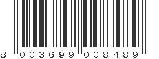 EAN 8003699008489