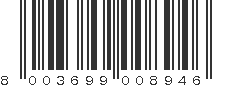 EAN 8003699008946