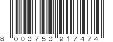 EAN 8003753917474