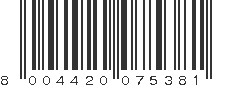 EAN 8004420075381