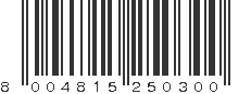 EAN 8004815250300