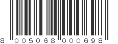 EAN 8005068000698