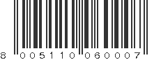 EAN 8005110060007