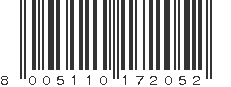 EAN 8005110172052
