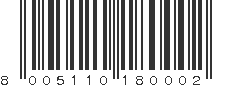 EAN 8005110180002