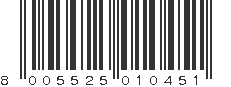 EAN 8005525010451